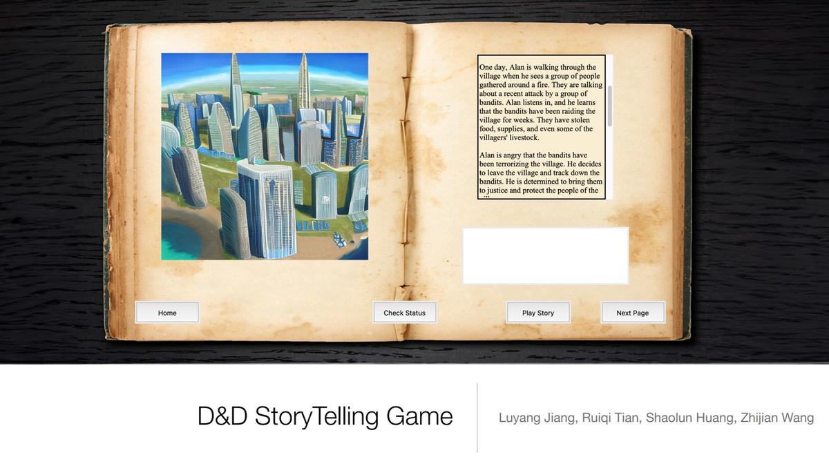 DND StoryTelling Game