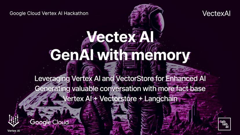 Vectex AI GenAI with memory