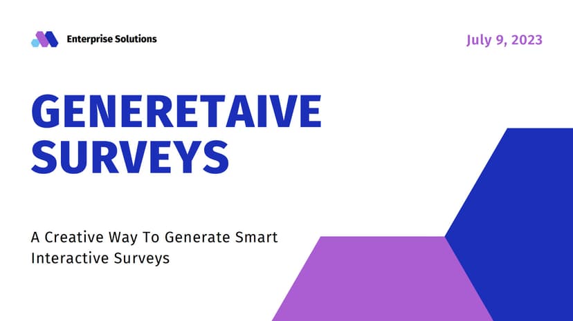 AI Smart Survey Application