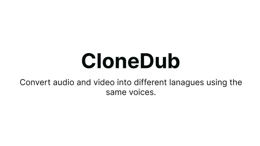 CloneDub