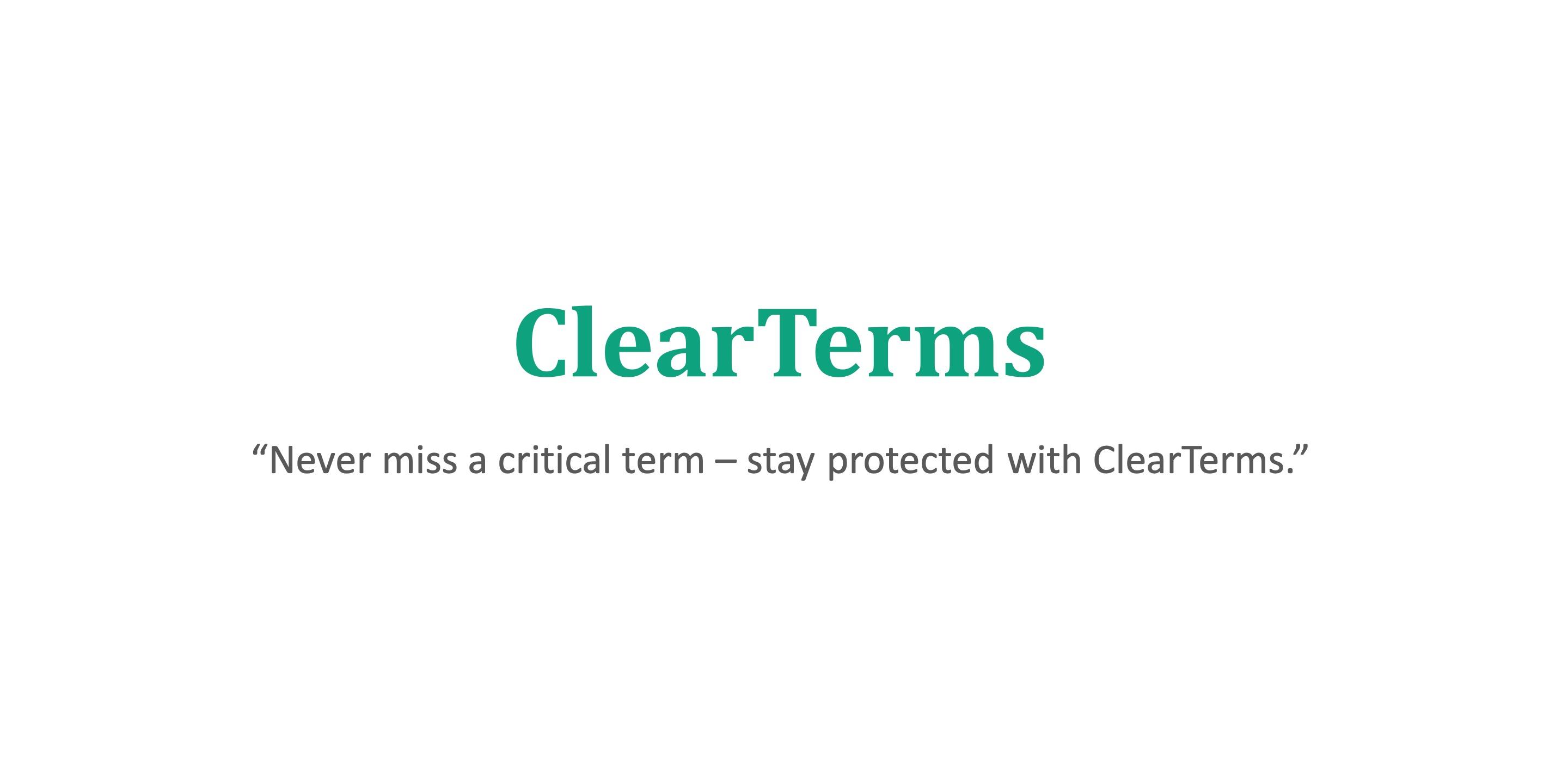ClearTerms
