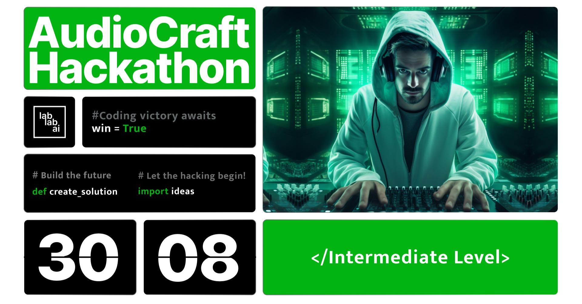 AudioCraft 24-hours Hackathon image