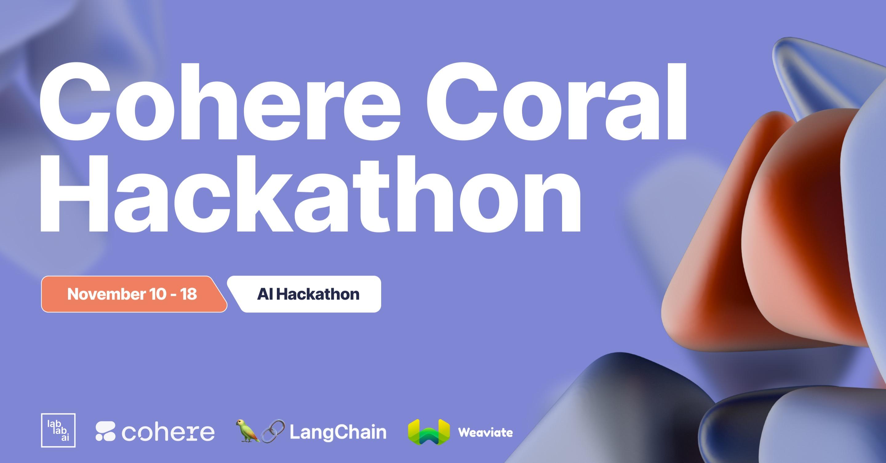Cohere Coral Hackathon image