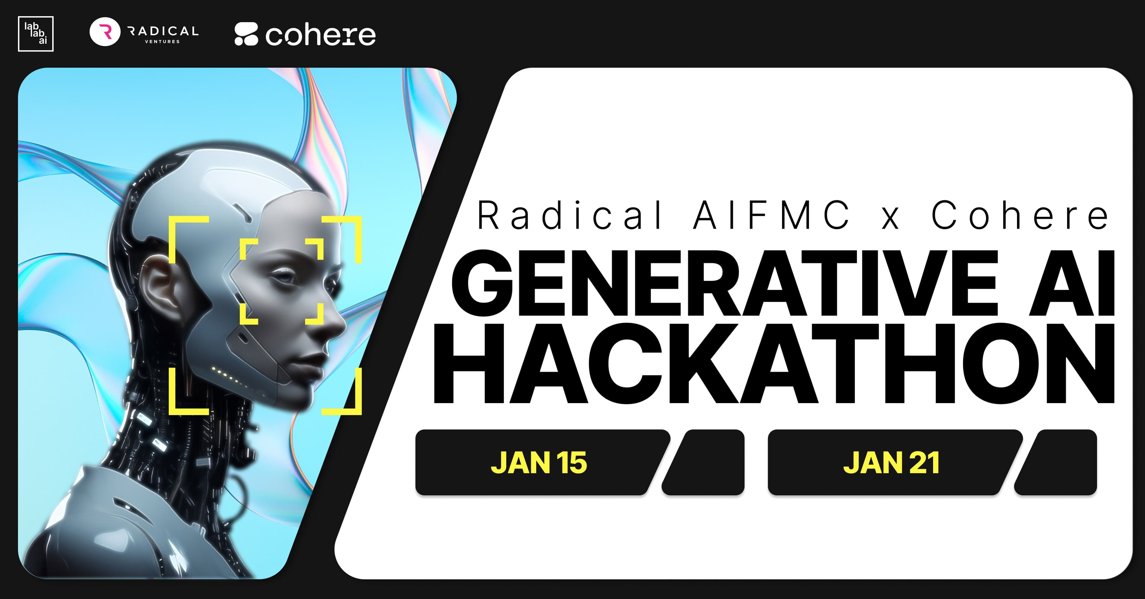 Radical AIFMC x Cohere GenerativeAI Hackathon event thumbnail