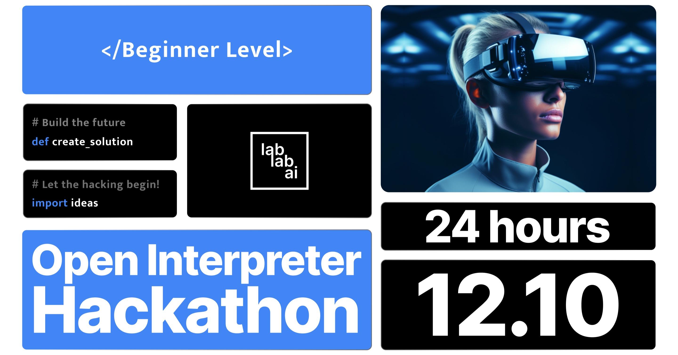 Open Interpreter Hackathon image
