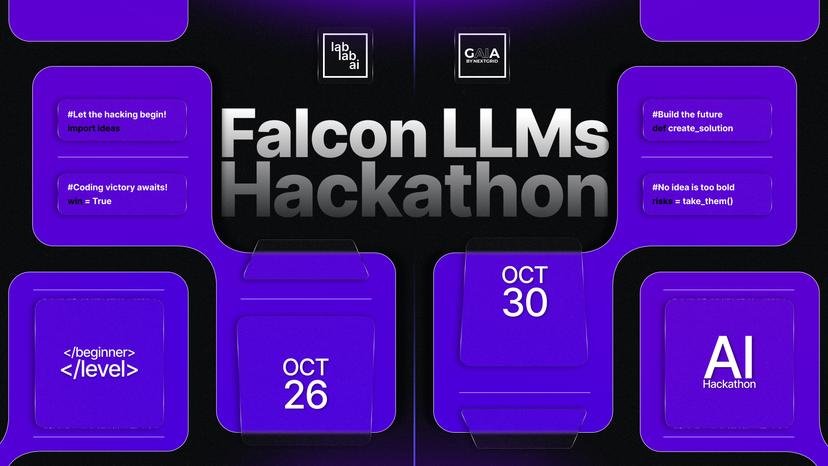 Falcon LLMs Hackathon sponsored by GAIA