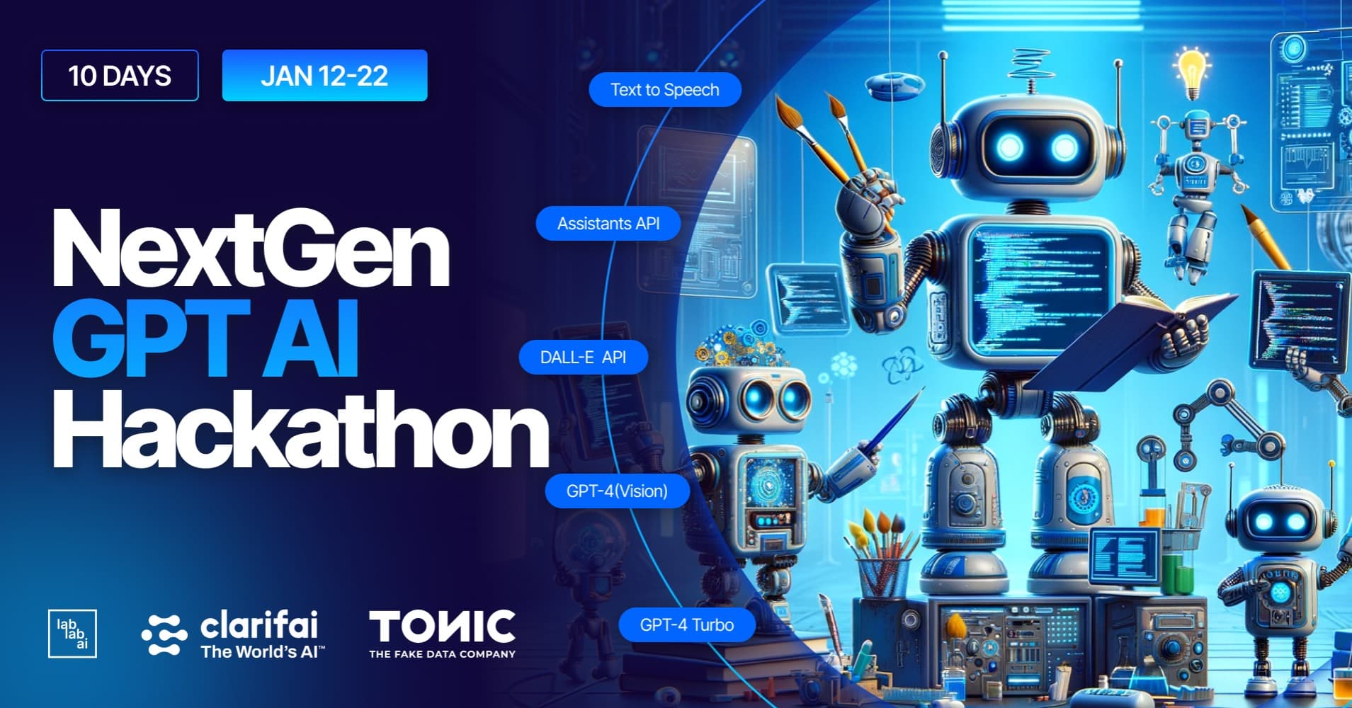 NextGen GPT AI Hackathon with Clarifai event thumbnail