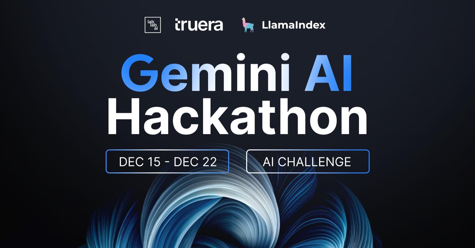 Gemini AI Hackathon event thumbnail