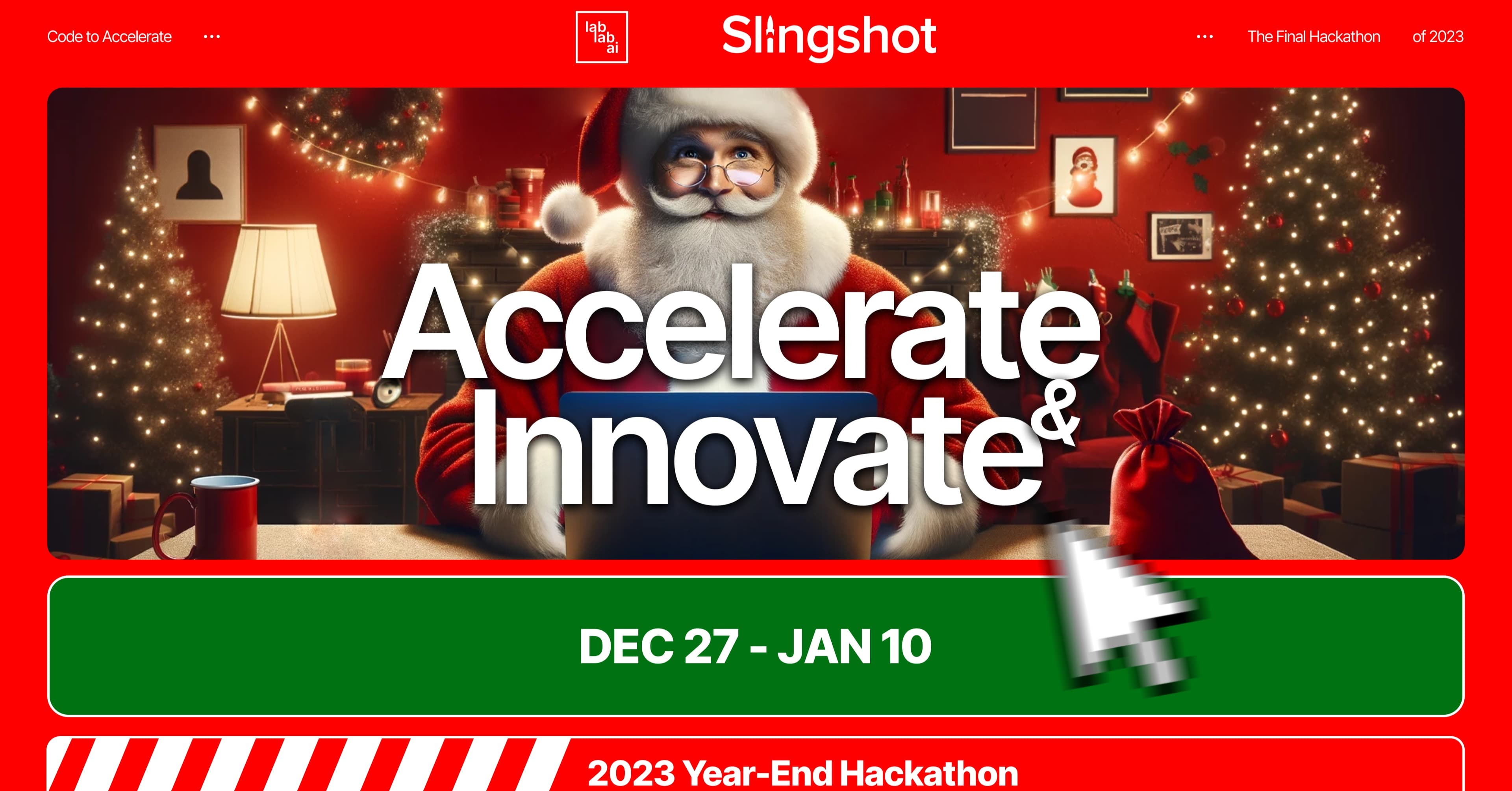 Accelerate & Innovate: 2023 Year-End Hackathon event thumbnail