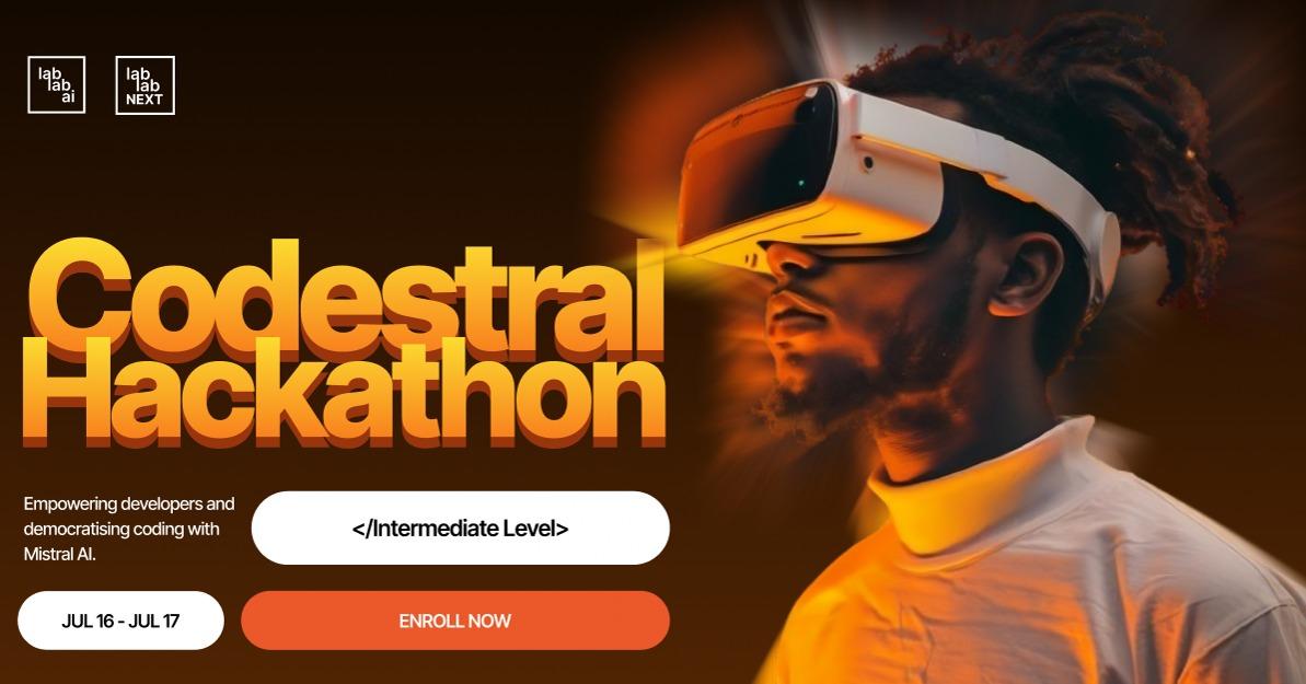 Codestral Hackathon: 24 Hours Challenge event thumbnail
