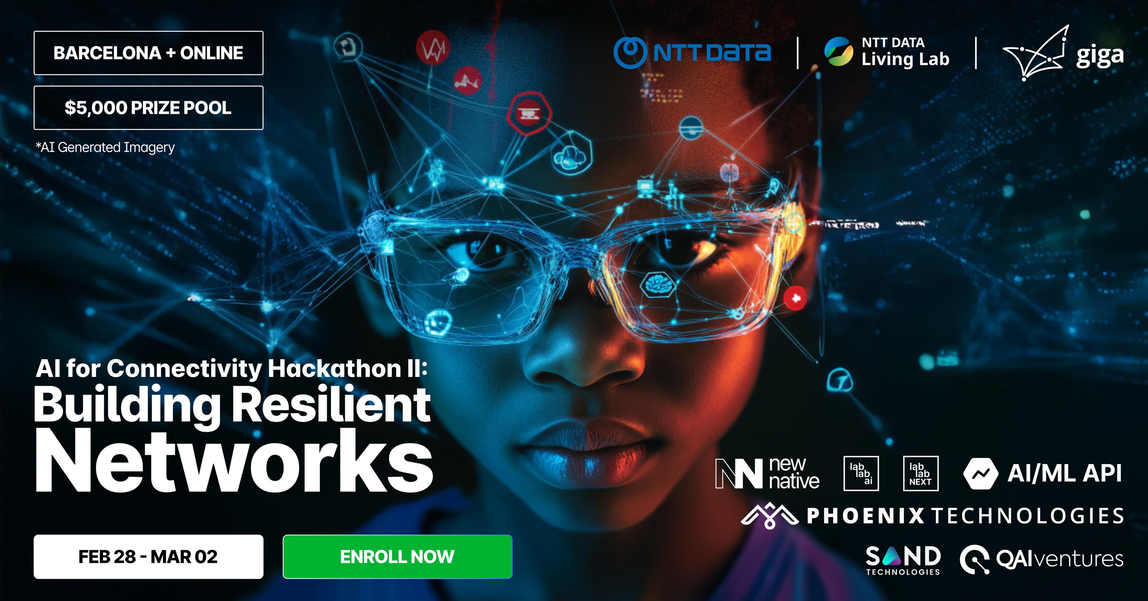 AI for Connectivity Hackathon II: Building Resilient Networks event thumbnail
