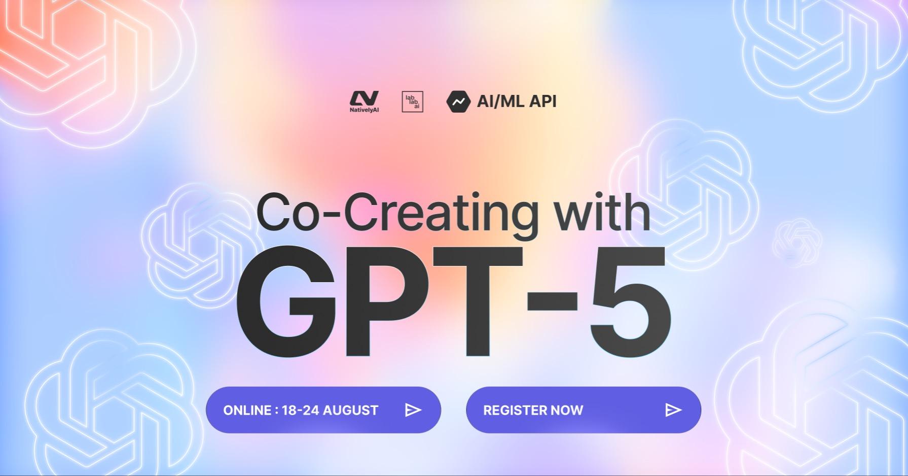 Co-Creating with GPT-5 event thumbnail