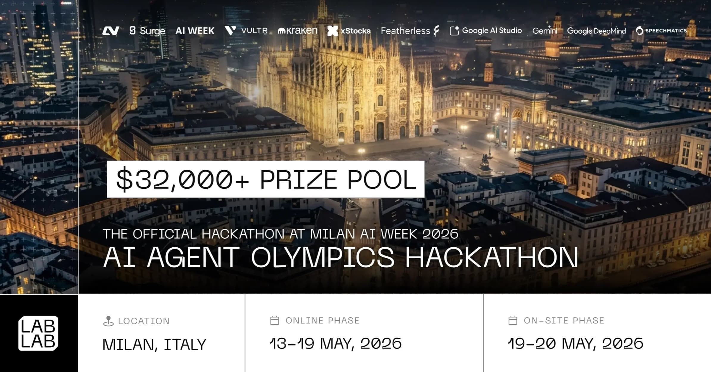 AI Agent Olympics Hackathon event thumbnail