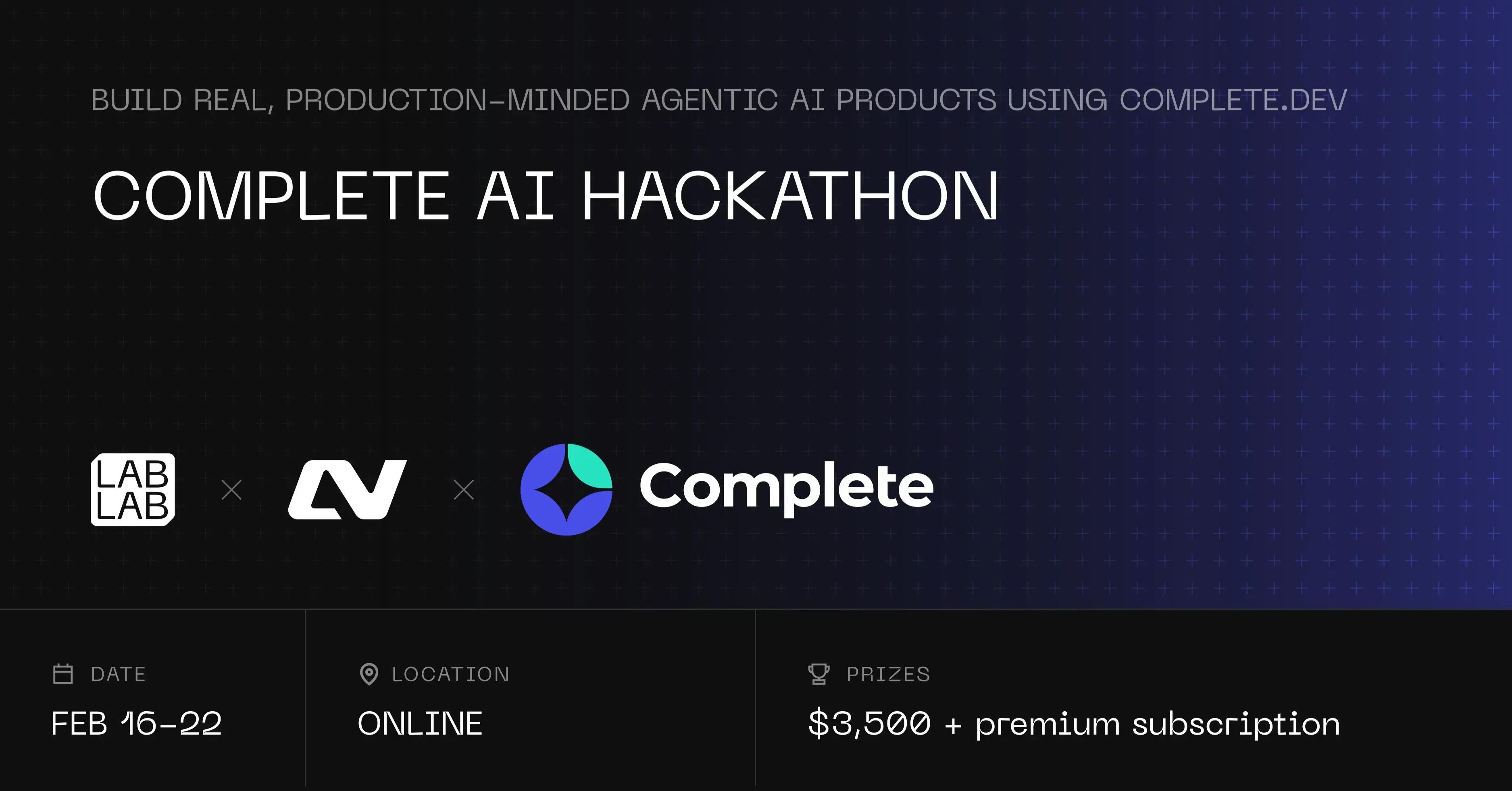 Complete AI Hackathon event thumbnail