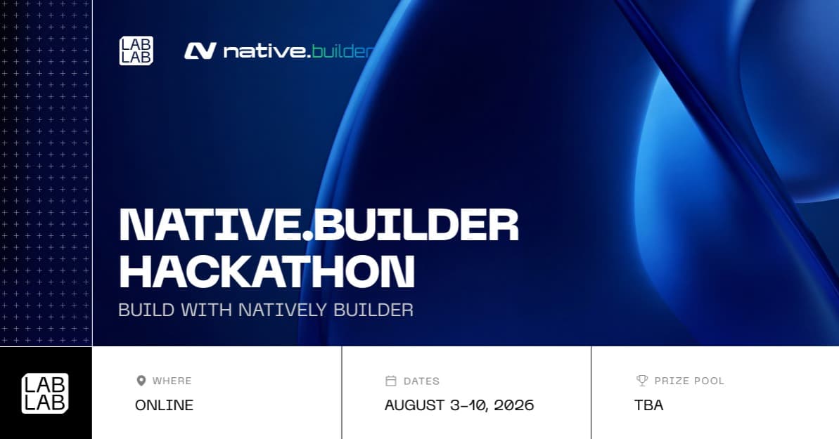 Native.builder: Build without limits event thumbnail