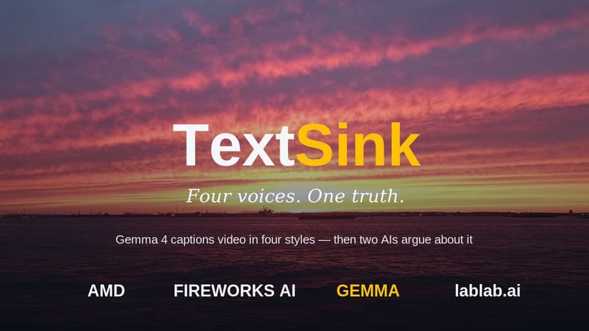 TextSink — Four Voices. One Truth.