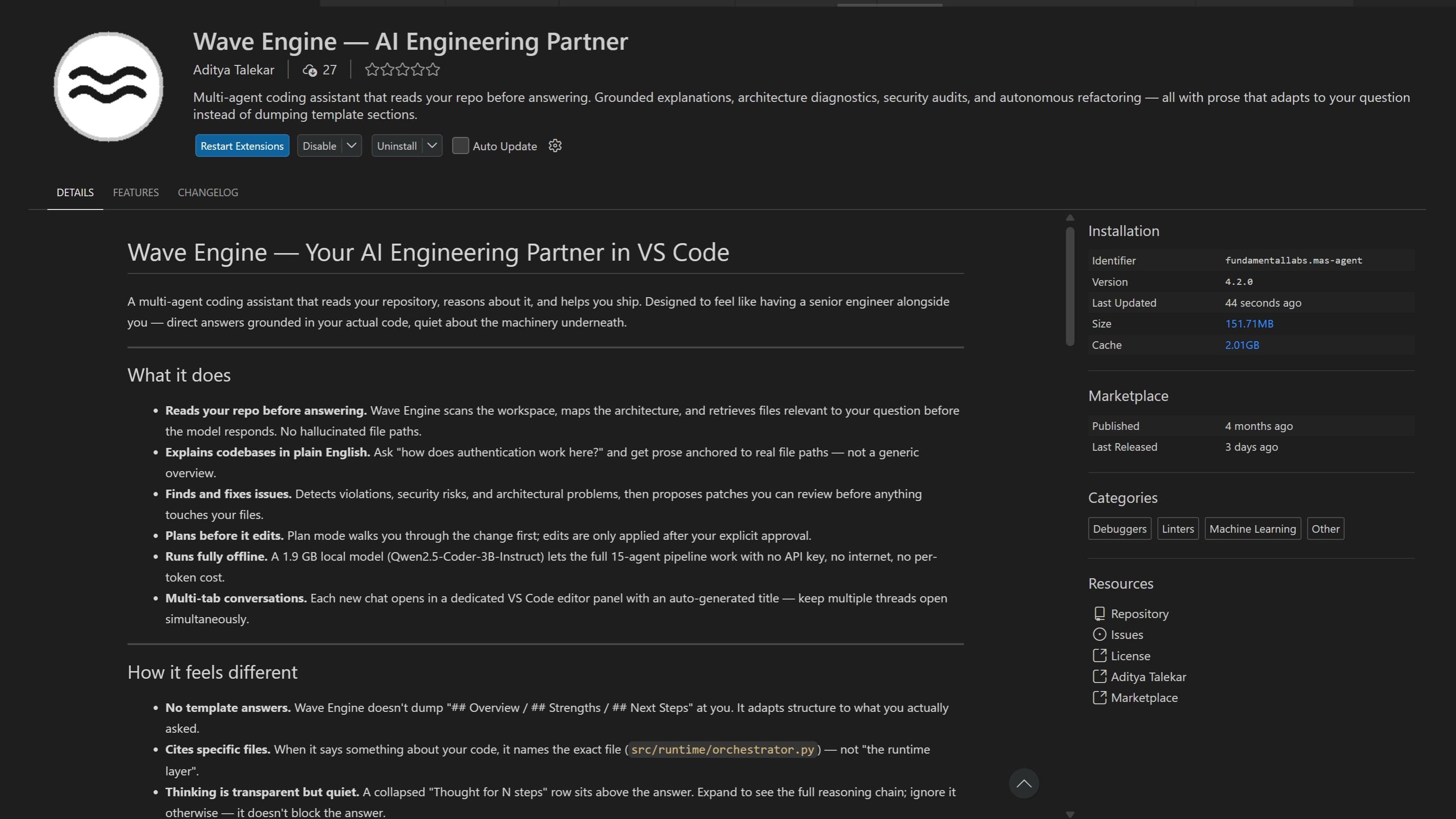 Wave Engine: Multi-Agent Software Intelligence