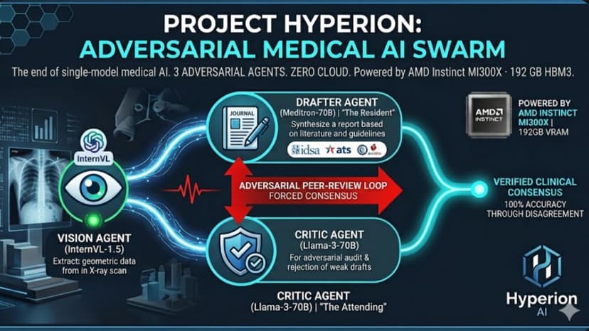 Project Hyperion: Adversarial Medical AI Swarm