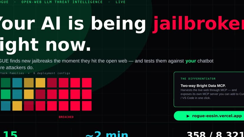 ROGUE: Open-web LLM Threat Intelligence Agent