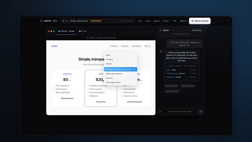 Uatchit: A Chrome Extension That Watches The Web
