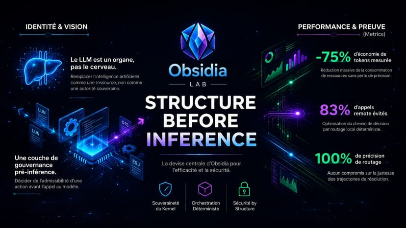 Obsidia Router: Structure Before Inference