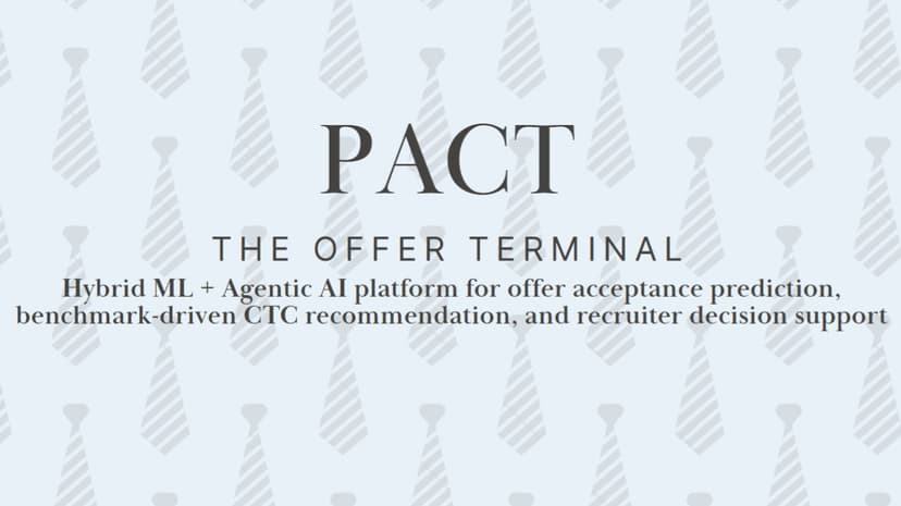 PACT: The Offer Terminal