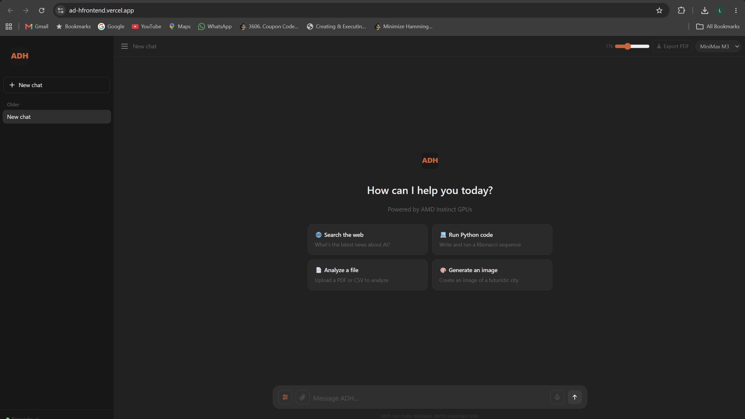 ADH Multi-Tool AI Chat Assistant