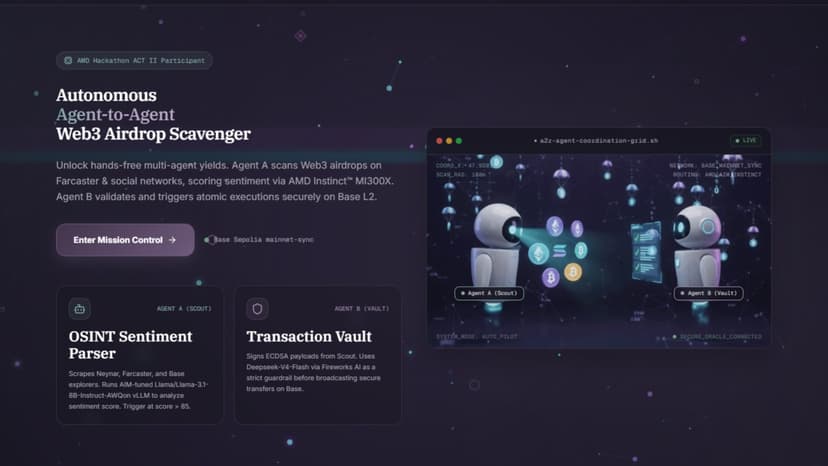 A2Z Agentz: Autonomous Web3 Scavenger
