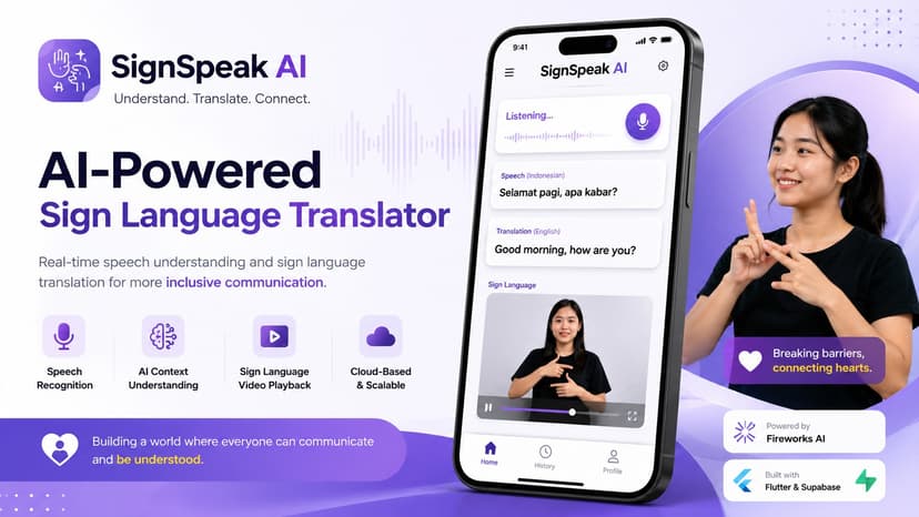 SignSpeak AI Real-Time AI Sign Language Translator