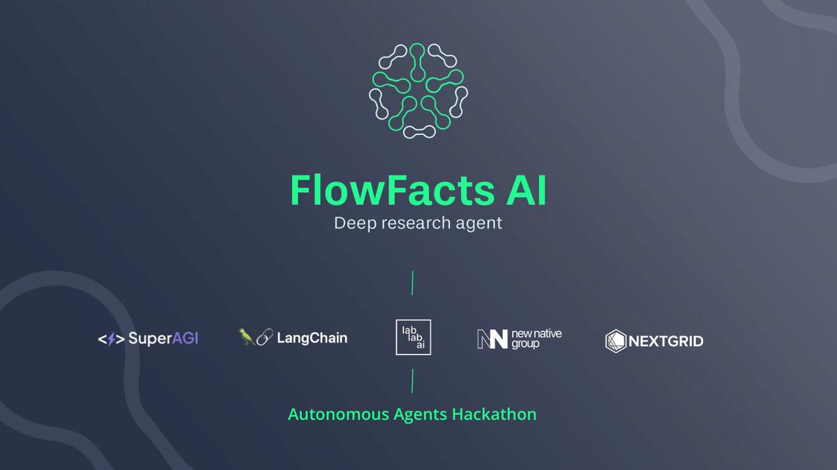 FlowFacts AI - Deep research agent