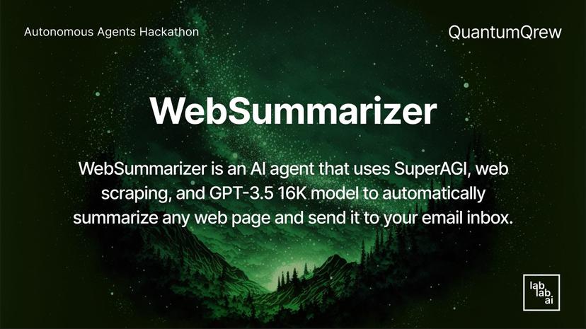 WebSummarizer Agent