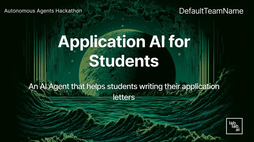 Application AI for Students