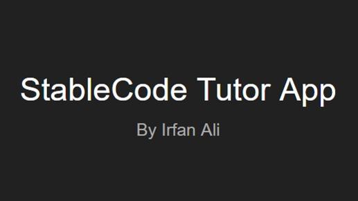 StableCode Tutor