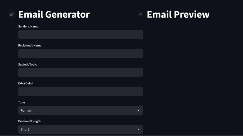 Email generator