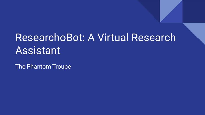 ResearchoBot