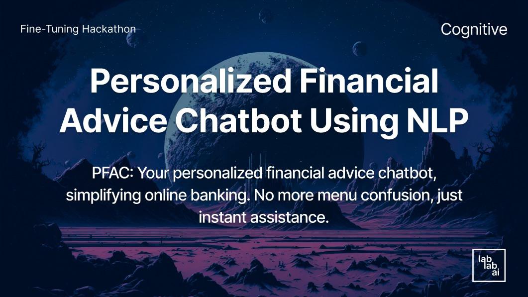 Personalized Financial Advice Chatbot Using NLP