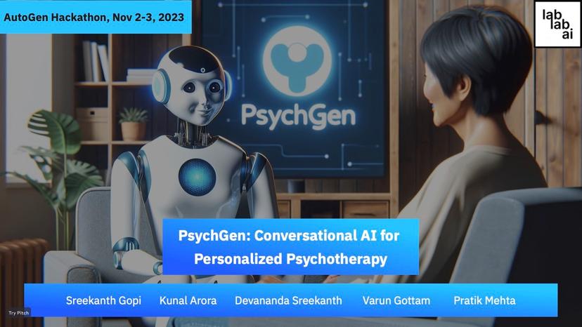 PsychGen - Conversational AI for Psychotherapy