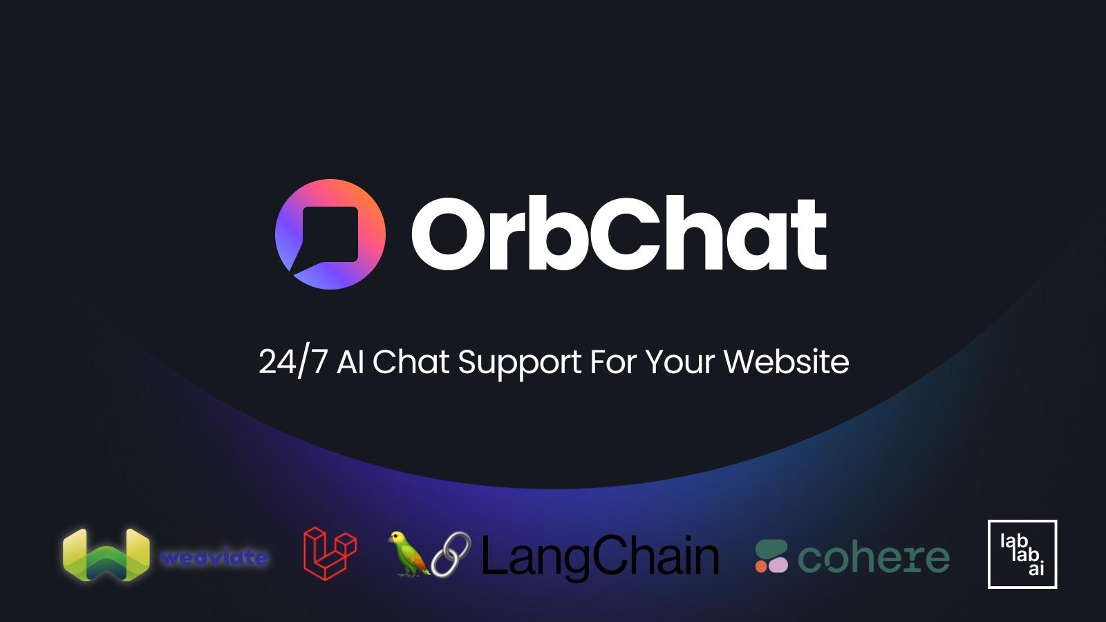 OrbChat - Always-On Support for your Website