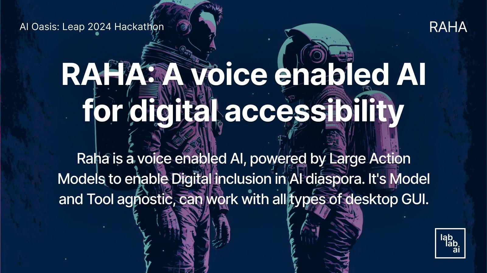 A voice enabled AI for digital accessibility
