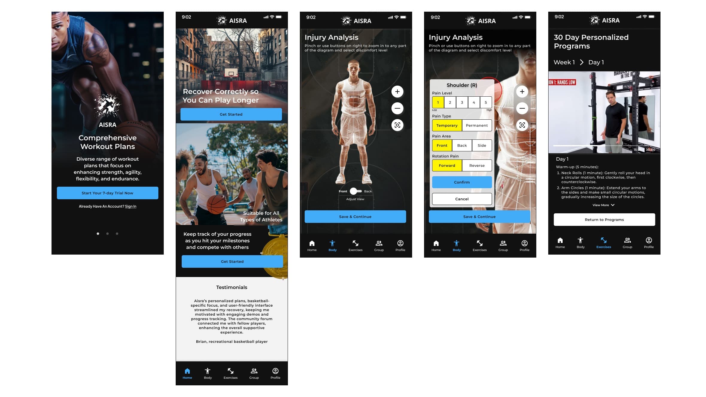 AISRA-AI Powered Rehab and Recovery App