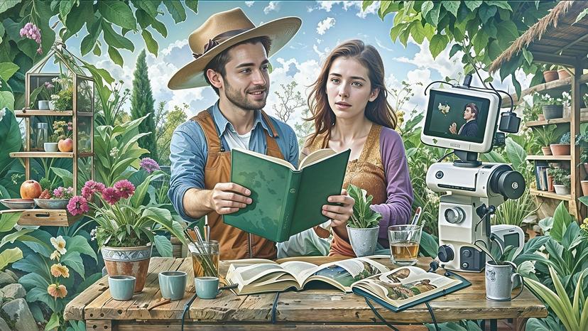 engaging approach to community gardening and AI