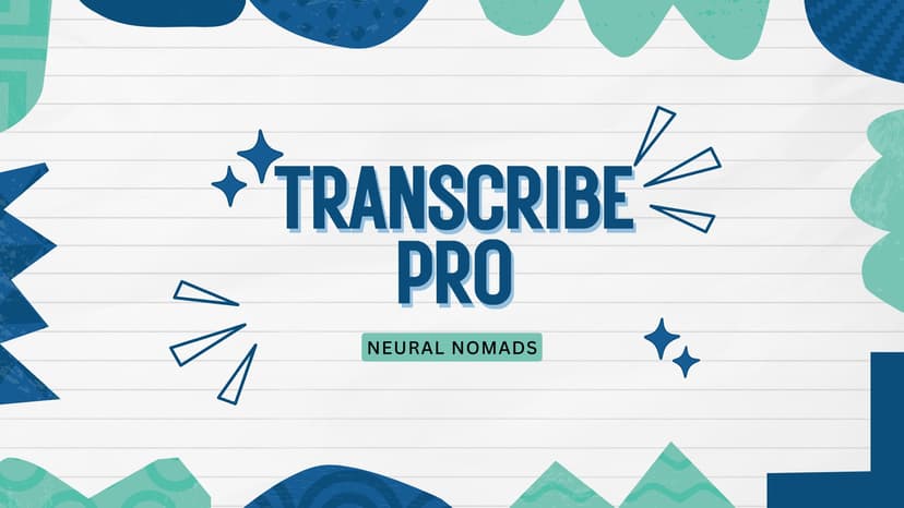 Transcribe Pro-Audio Transcription with AI