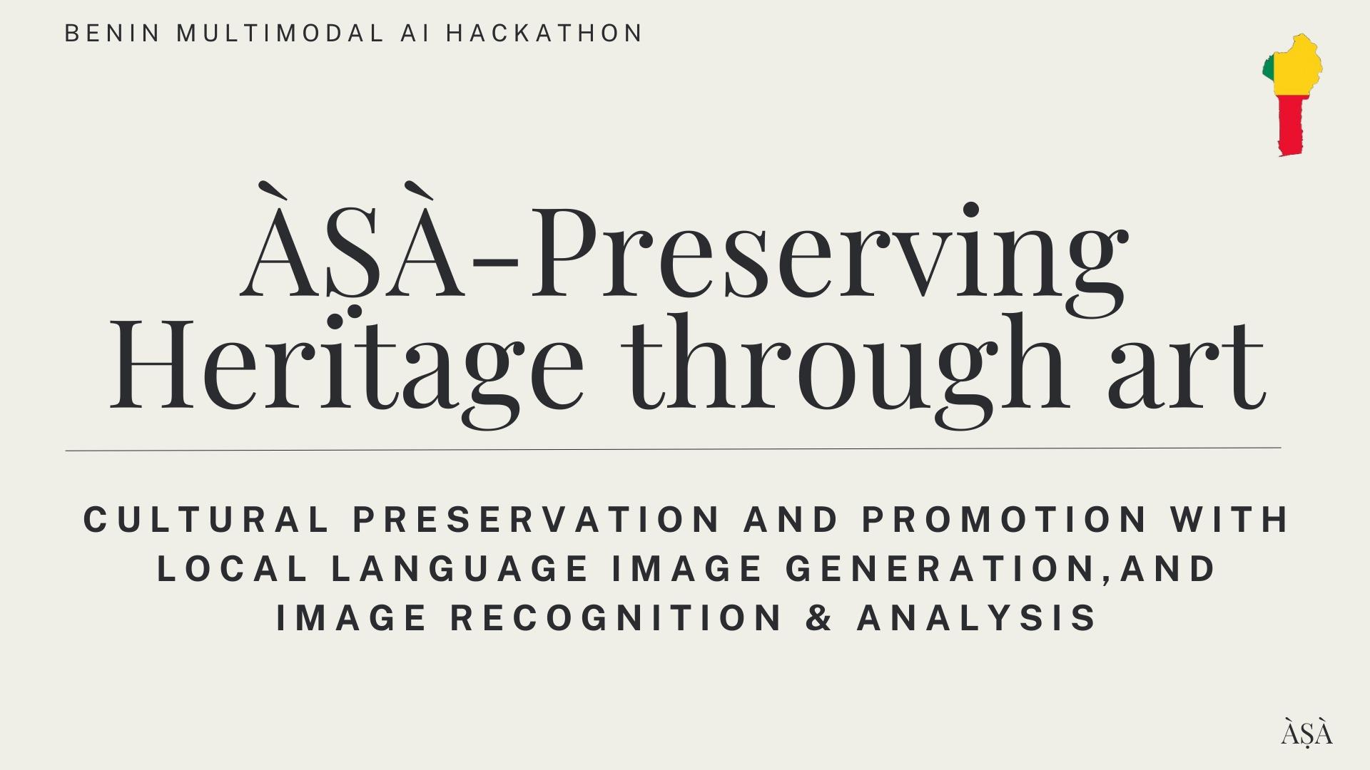 ÀṢÀ - Heritage Through Art