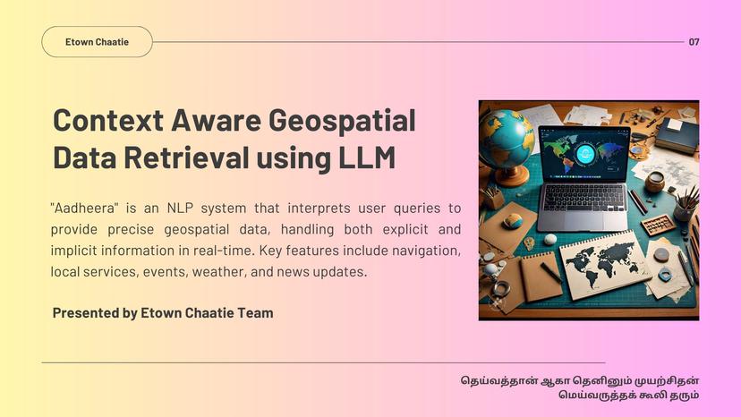 Context-Aware-Geospatial-Data-Retrieval-using-LLM