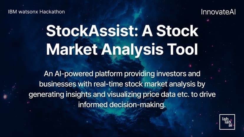 StockAssist-A Stock Market Analysis tool