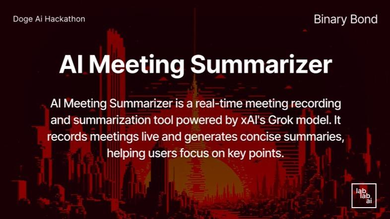 Ai Meeting Summarizer