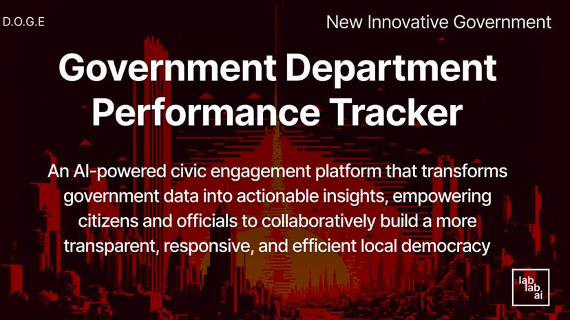 Government Depertment health tracker