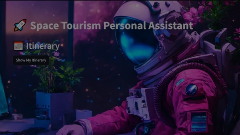 Space Tourism Personal Assistant