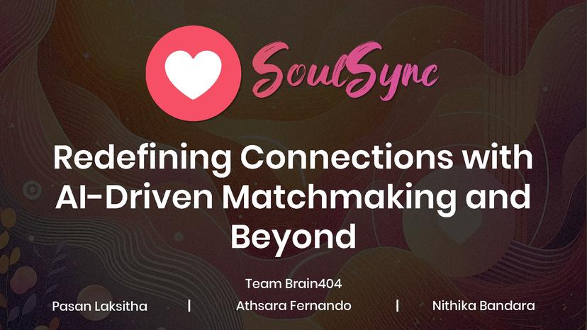 SoulSync -AI Powered Personality Driven Dating App