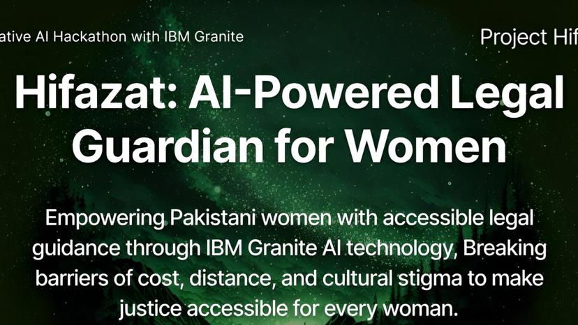 Project Hifazat AI Powered Legal Aid for Women